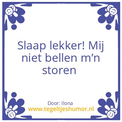 Tegeltje: Ilona