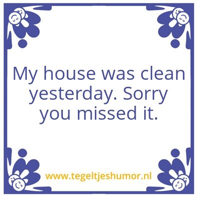 Tegeltje: Yesterday