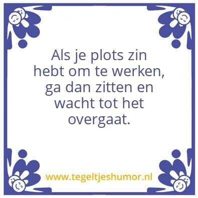 Tegeltje: Pensioen 2