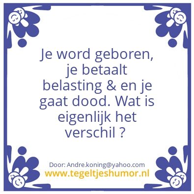Tegeltje: Betalen.
