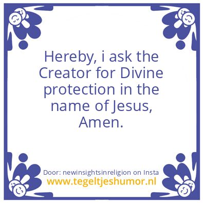 Tegeltje: Real Praying !
