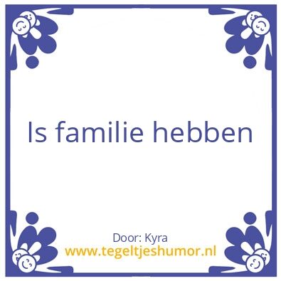 Tegeltje: Geluk