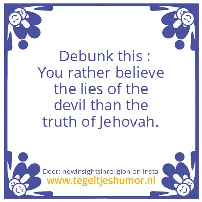Tegeltje: Debunk This