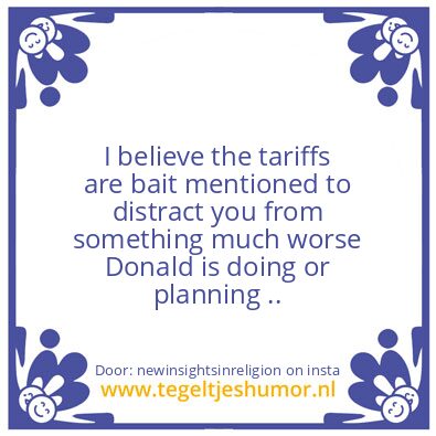 Tegeltje: One persons dumm actions