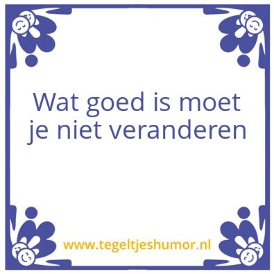 Tegeltje: .