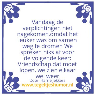 Tegeltje: Jekkers 6