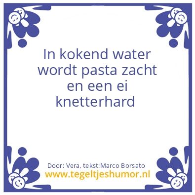 Tegeltje: wijze spreuk