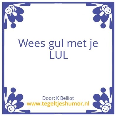 Tegeltje: KB