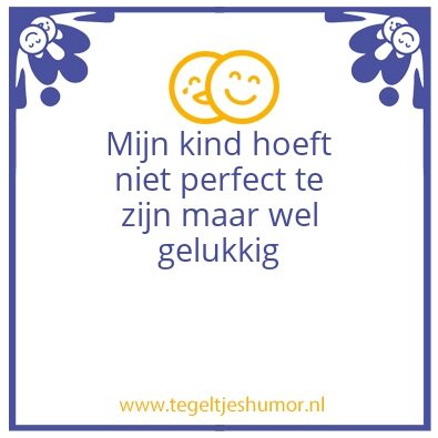 Tegeltje: Gelukkig