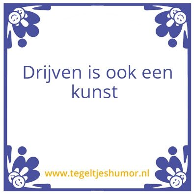 Tegeltje: .