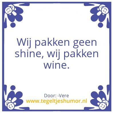 Tegeltje: .