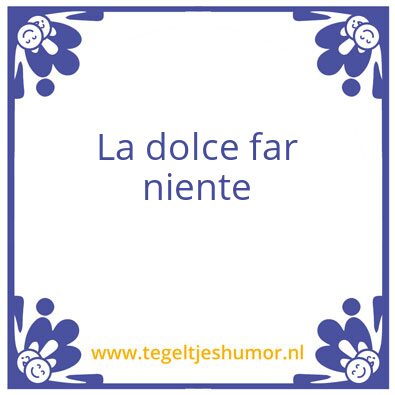 Tegeltje: Pensioen
