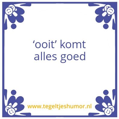 Tegeltje: sjoerd rode