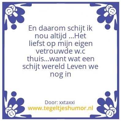 Tegeltje: denk zelf maar na