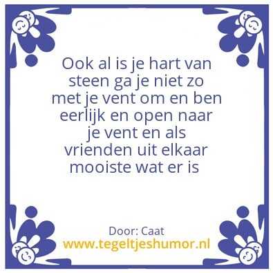 Tegeltje: Zo jammer
