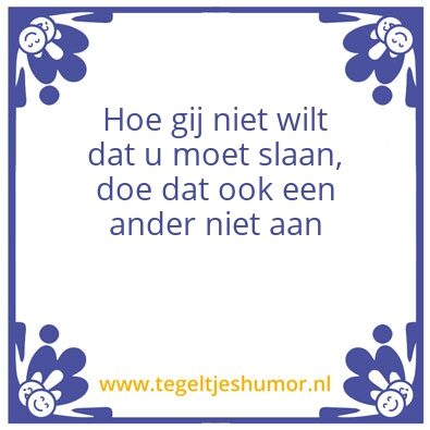 Tegeltje: Bunkertip