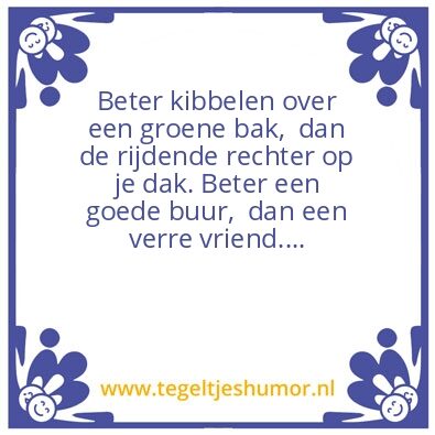 Tegeltje: Groene bak