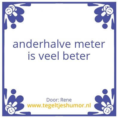 Tegeltje: Rene