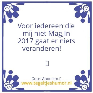 Tegeltje: 2017â¤