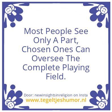 Tegeltje: Chosen Ones