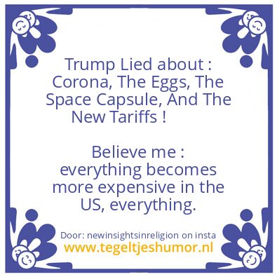 Tegeltje: Trump Followers ..