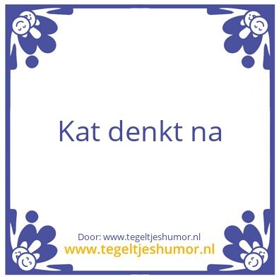 Tegeltje: Gastvrijheid