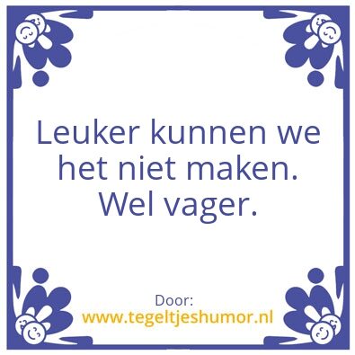 Tegeltje: Tegeltje