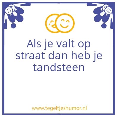 Tegeltje: Stoeptegel