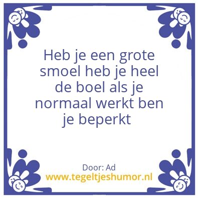 Tegeltje: Waarheid