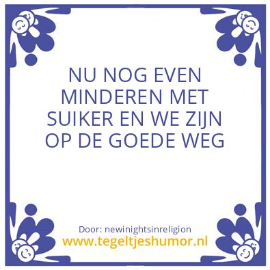 Tegeltje: Living in the moment