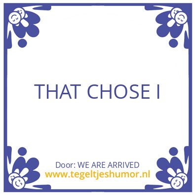 Tegeltje: AL IS WELL