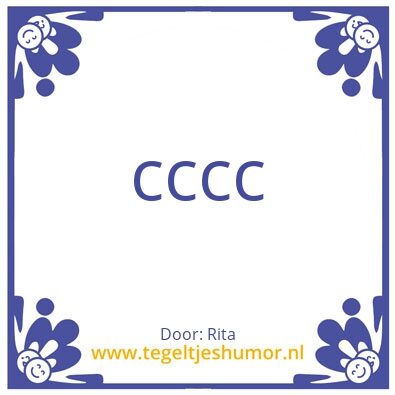 Tegeltje: probeerse;