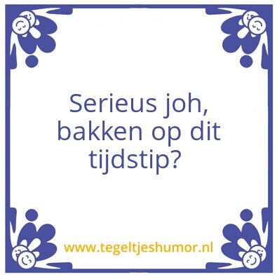 Tegeltje: Tijd