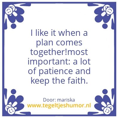 Tegeltje: today