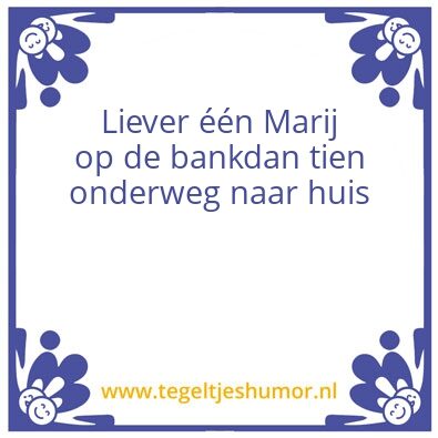 Tegeltje: Marij