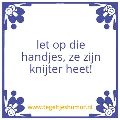 Tegeltje: kibbeling