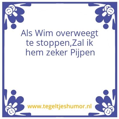 Tegeltje: Luuk Ruhl over Wim