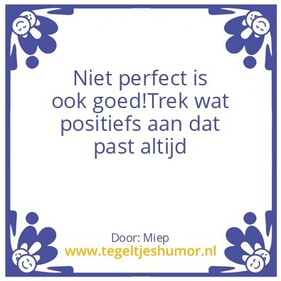 Tegeltje: OkÃ©?