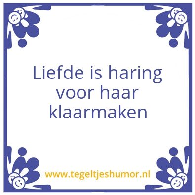 Tegeltje: Liefde