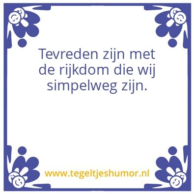Tegeltje: Wij