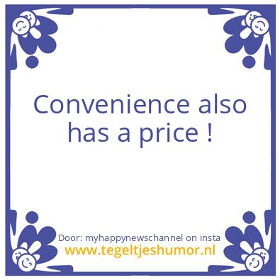 Tegeltje: Your Account, By A Vender !