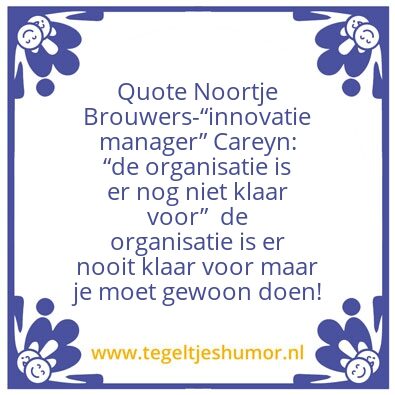 Tegeltje: Excuus niet agile/scrum werken