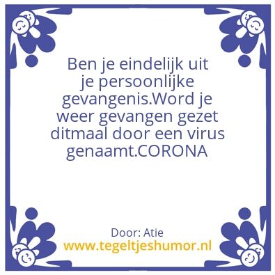 Tegeltje: Gevangen
