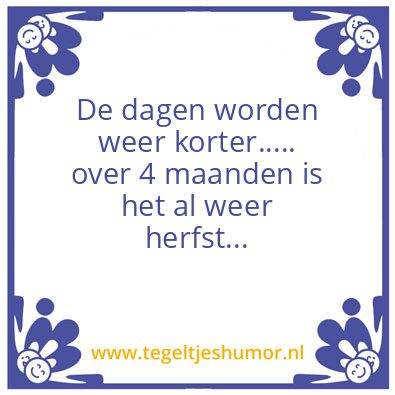 Tegeltje: Herfst