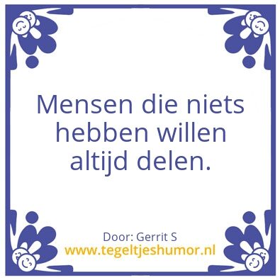 Tegeltje: Ik ben Gerrit