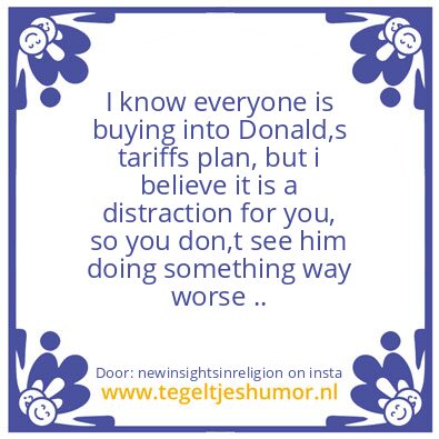 Tegeltje: Donald,s REAL PLAN!