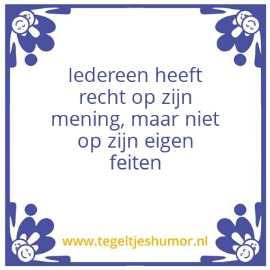 Tegeltje: Recht