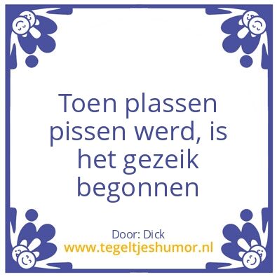 Tegeltje: gezeik
