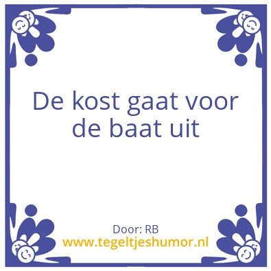 Tegeltje: Buijs