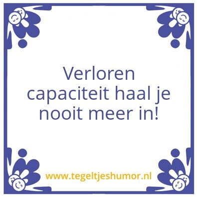 Tegeltje: OEE